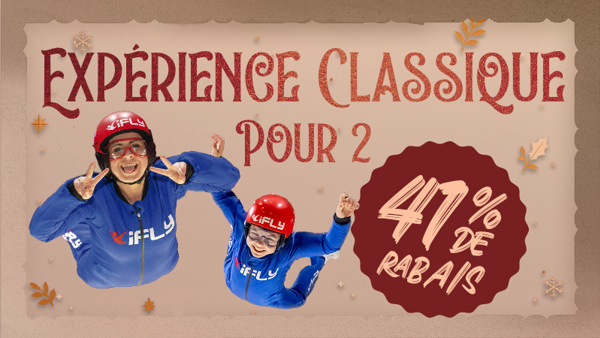 17 12 25 Ifly CA Xmas 2D Stage Expérience Classique Pour 2