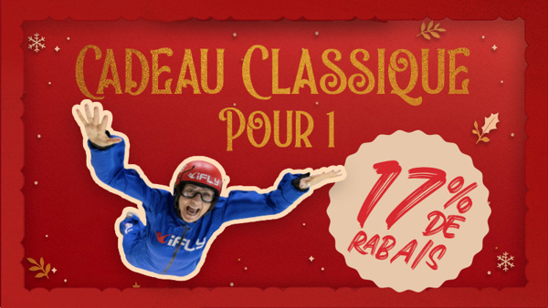 17 12 25 Ifly CA Xmas 2D Stage Cadeau Classique Pour 1